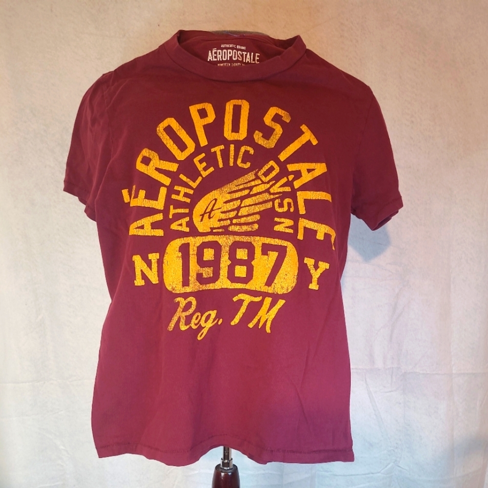 Aeropostal Athletic Division Tshirt NY 1987 Reg. TM men's size Small